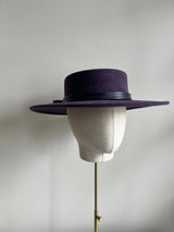 Nete Boater in Felt Jane Taylor London