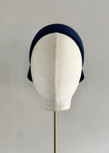 The Halo® Pillbox in Crepe in Blue