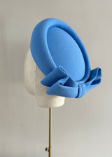 The Halo® Pillbox in Crepe in Blue