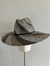 Patterned Panama Fedora with Cord Detailing Jane Taylor London