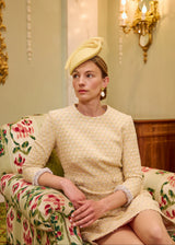 Persephone Hat with Crepe Bow Jane Taylor London