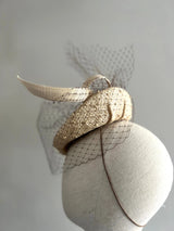Persephone in Knotted Straw - Natural Jane Taylor London