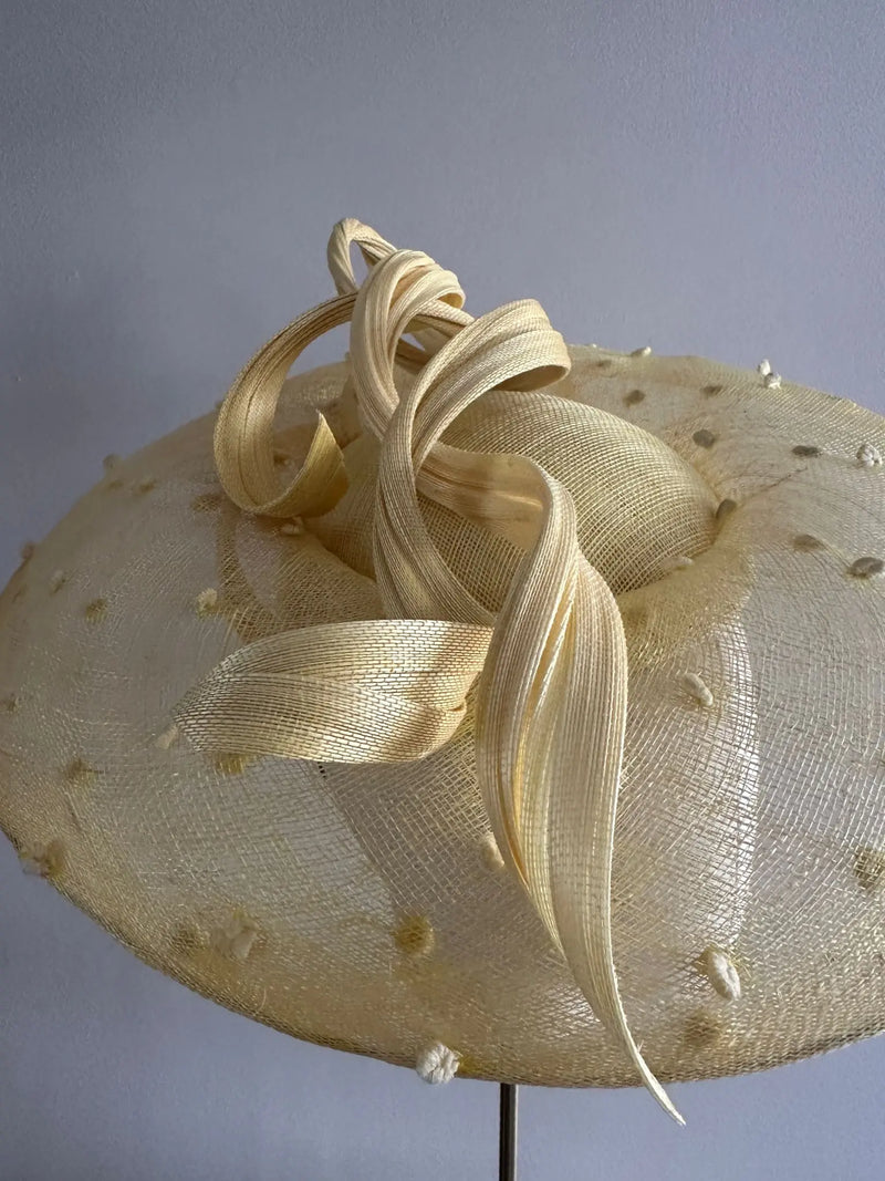 Pomona with Knotted Sinamay Brim Jane Taylor London