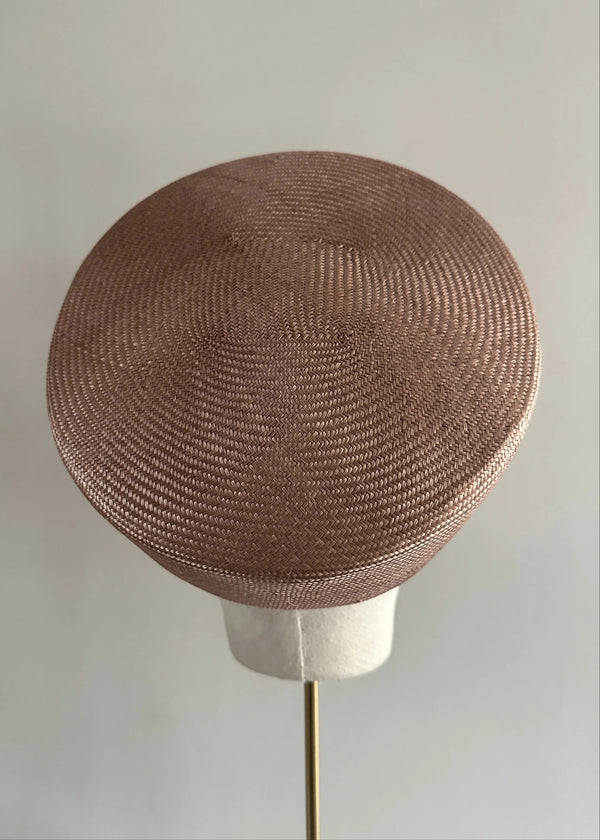 Rhea Pillbox in Straw in Fawn Jane Taylor Design