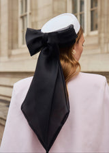 Roma Tailored Pillbox with Organza Bow Jane Taylor London