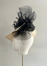 Shell Hat in Straw with Chrysanthemums and Leaves Jane Taylor London