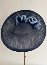 Slice with Pleated Crin in Navy Jane Taylor London