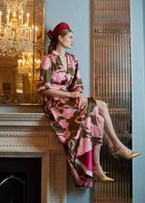 The Halo Pillbox in Satin with Crushed Bow (Copy) Jane Taylor London