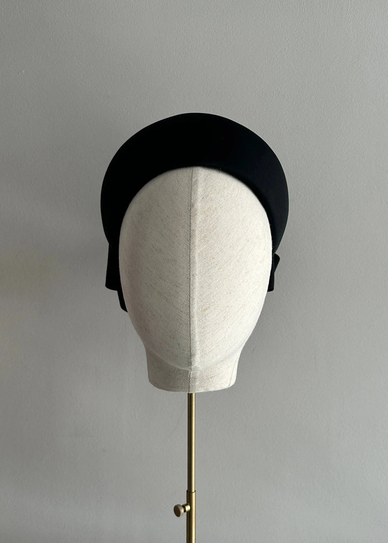 The Halo Pillbox in Satin with Crushed Bow (Copy) Jane Taylor London