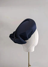 The Halo Pillbox in Satin with Crushed Bow (Copy) Jane Taylor London