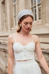 The Halo® in Satin in Polka Dot Jane Taylor London