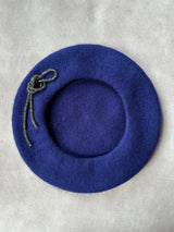 Wool Beret with Crystal Knot Jane Taylor London