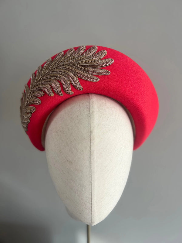 XL Crescent Moon Band - Feather Embellishment Jane Taylor Design