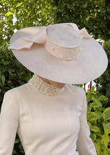 Circe Pearl Boater