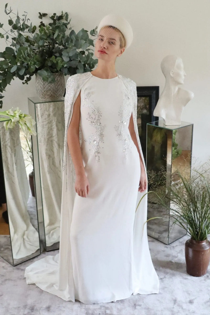 Bridal Halo with Veil Jane Taylor Design