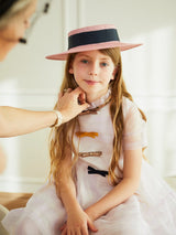 Child's classic straw boater Jane Taylor London