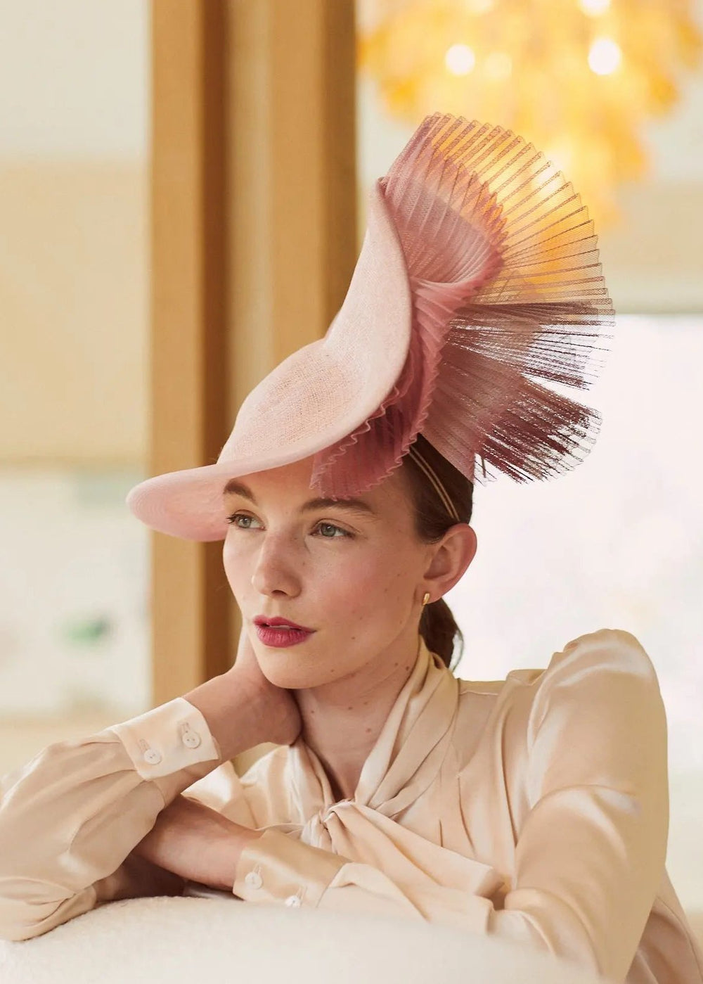 Mena Hat in Sinamay with Crin - Jane Taylor London